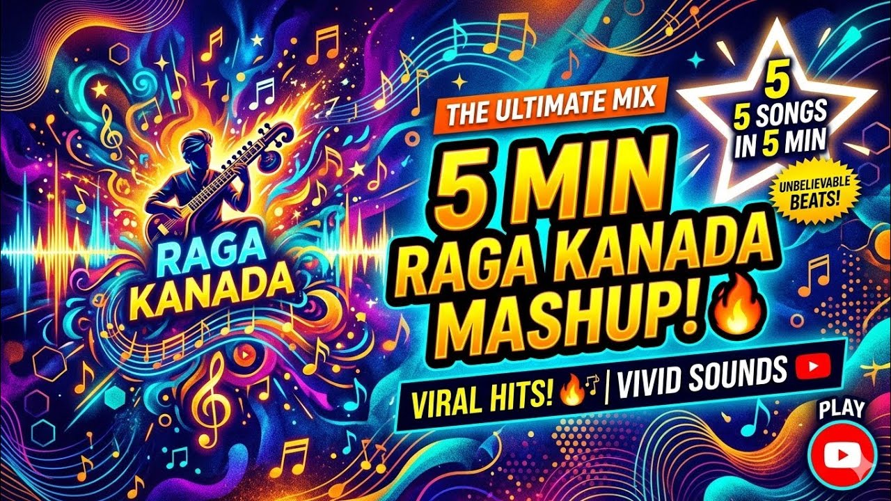 5 Famous Songs&hellip; Same Raga?! 😳 | Darbari Kanada Medley #sleepsounds  #sleepmusic  #musictherapy 