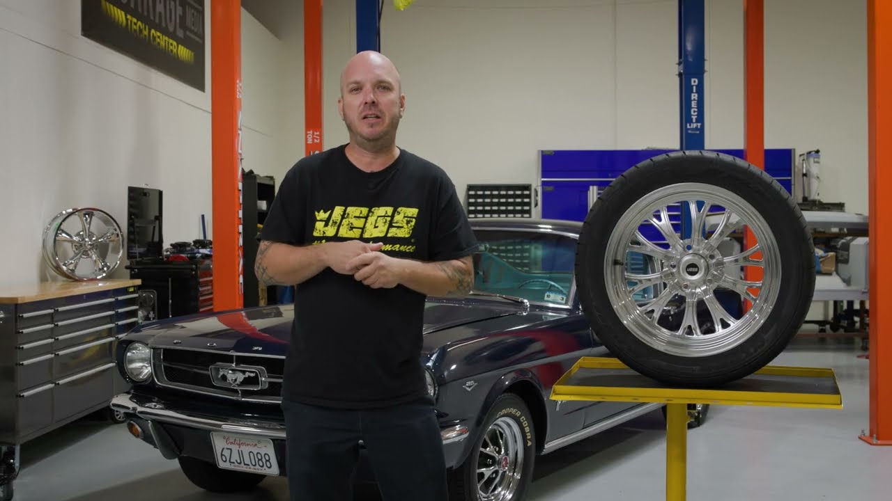 JEGS Wheel Options Comparison on Mustang Fastback - SSR Spike Wheels