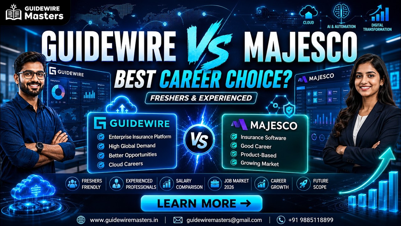 Guidewire vs Majesco | Best Career Choice for Freshers & Experienced