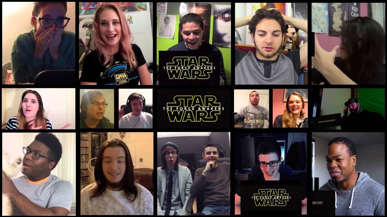 Star Wars Episode VII: The Force Awakens - Teaser Trailer 1 (Reaction Mashup)