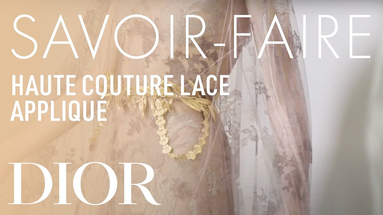 Haute Couture Lace Appliqué Savoir-Faire