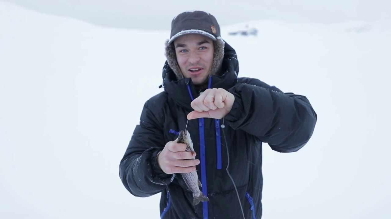 Isfiske Etter Ørret på Beiarfjellet (Januar 2019)