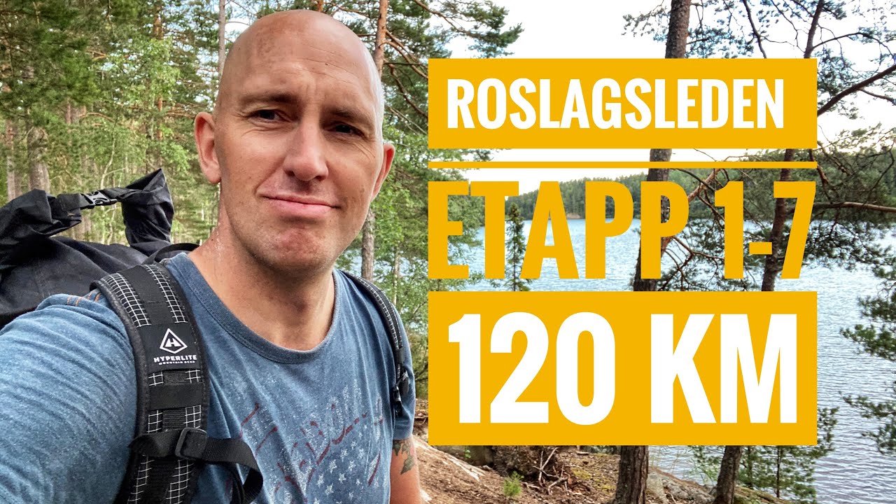 Roslagsleden etapp 1-7  - 120 km ensamvandring med lätt utrustning