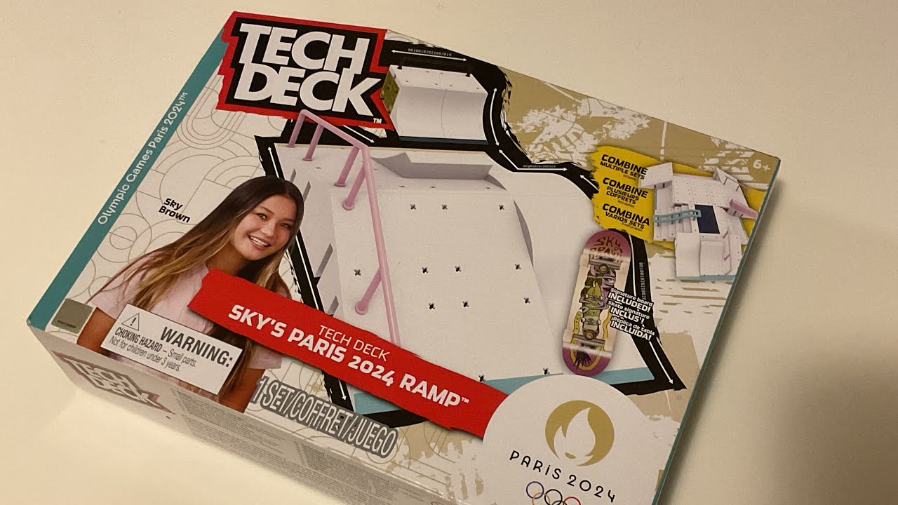 Tech Deck Skys Paris 2024 Ramp Unboxing