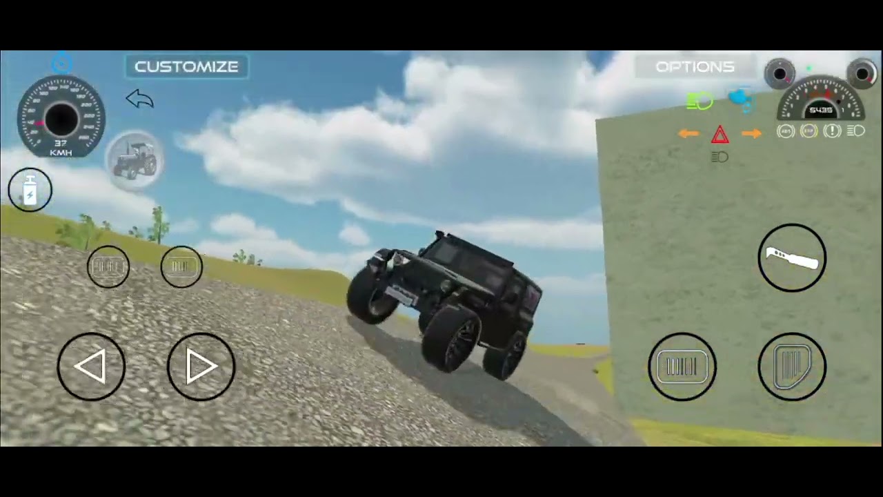 Modified Mahindra Thar car games:                Indian car (gadi wala game)-car game Android 2026👍🏻
