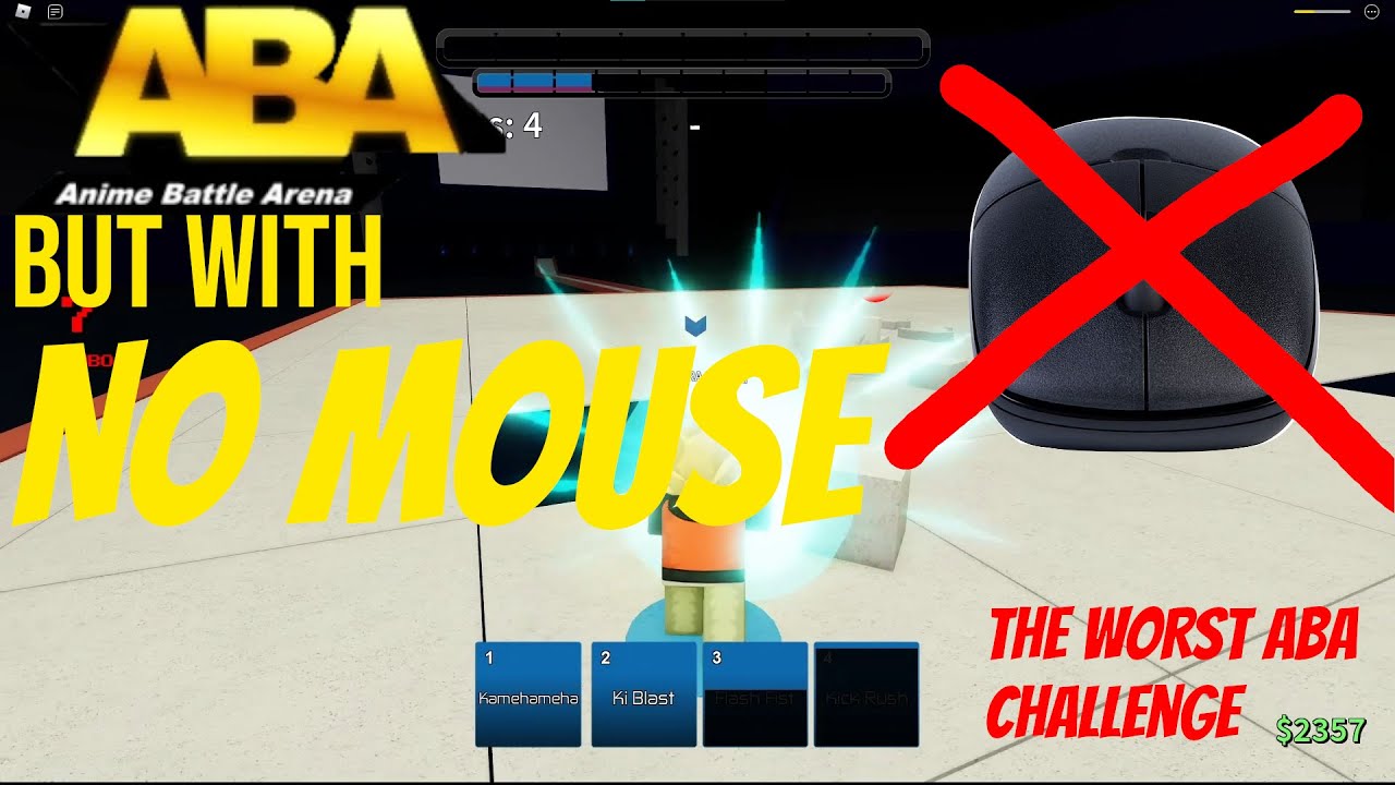 ABA Ranked But With No Mouse! | The Worst ABA Challenge