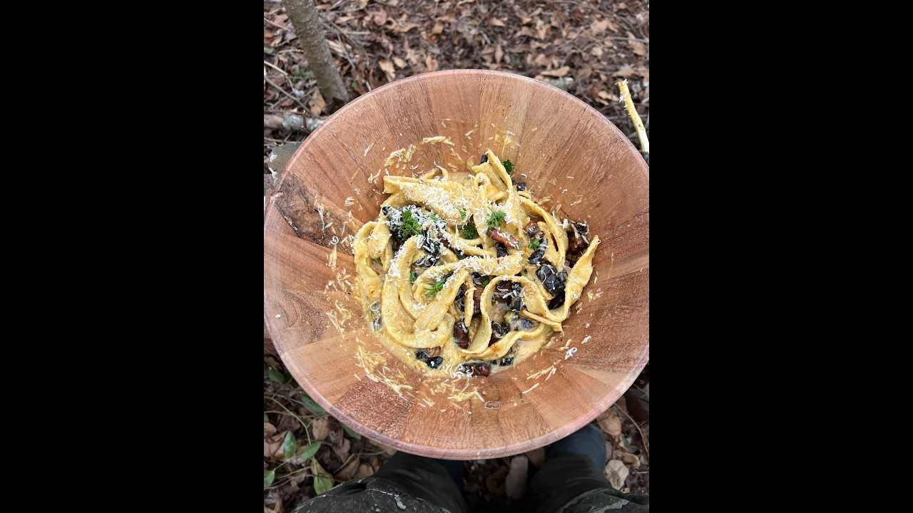 Outdoor Cooking: Pasta Carbonara and Cuban Coffee