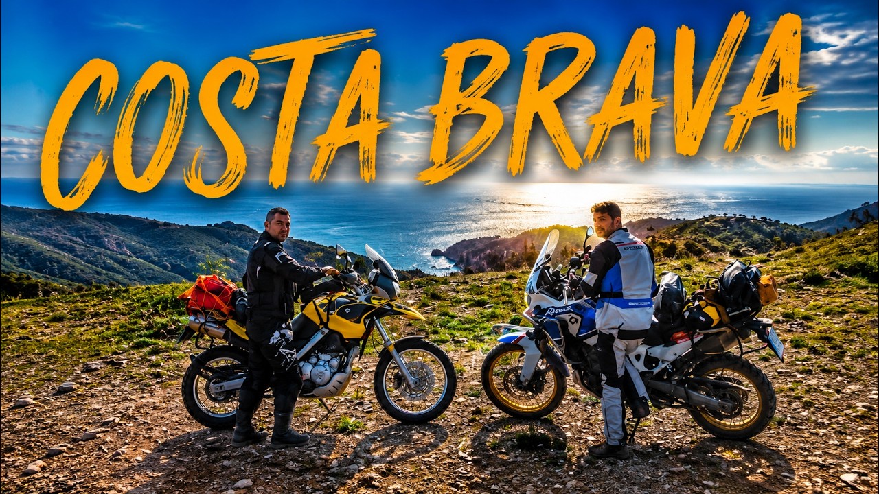 🌄 Cruzamos toda la COSTA BRAVA en moto | TRANSLITORAL OFF ROAD  🌅