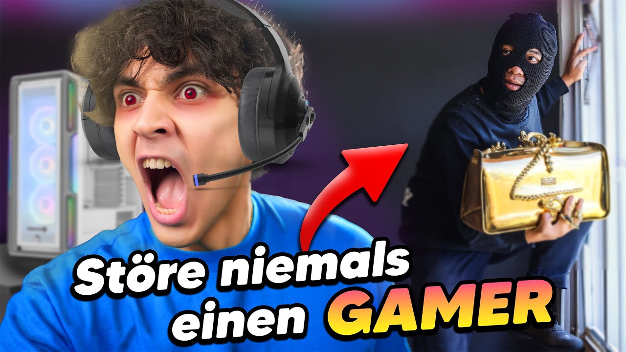 Wenn ein RÄUBER bei einem GAMER einbricht (BEST OF) 😳😂 |  Mohi__07