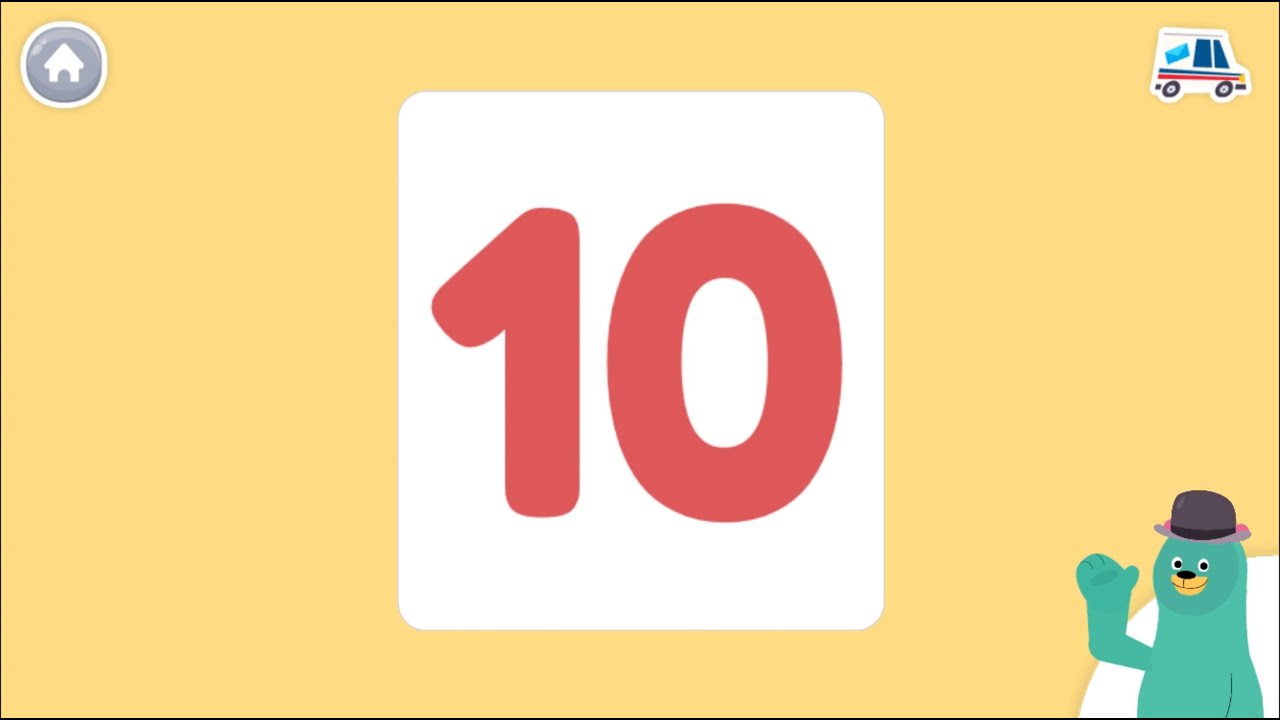 Numbers hunt 10 - Let's find the numbers 10 and count together - Let's count numbers 10