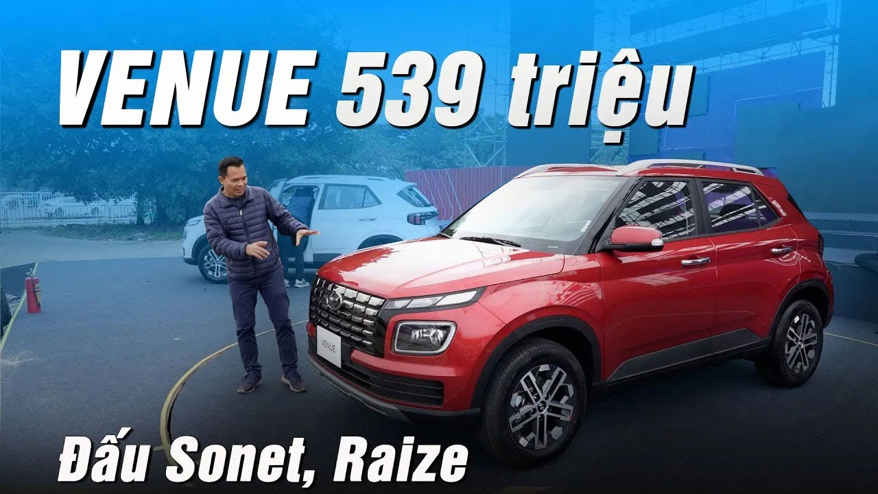 Khám phá nhanh Hyundai Venue giá từ 539 triệu: Điểm hẹn đấu Sonet, Raize
