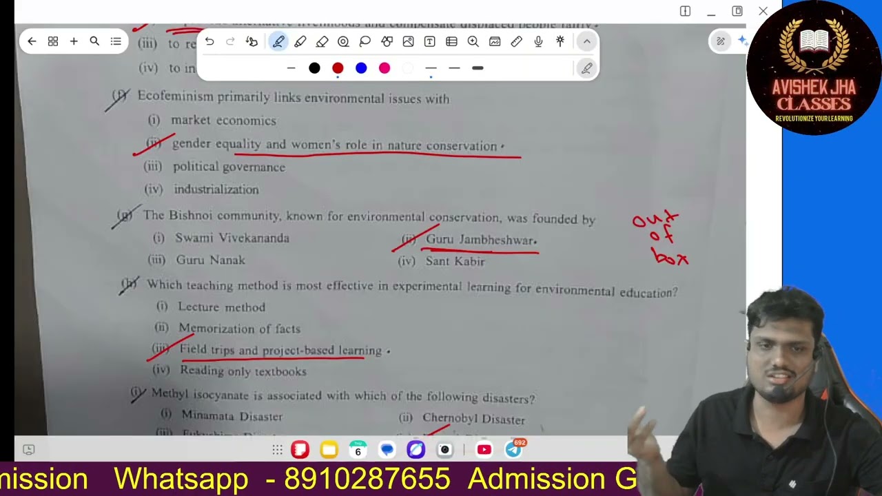 Envs Morning Solutions | Semester -2 Cu Exam 2025