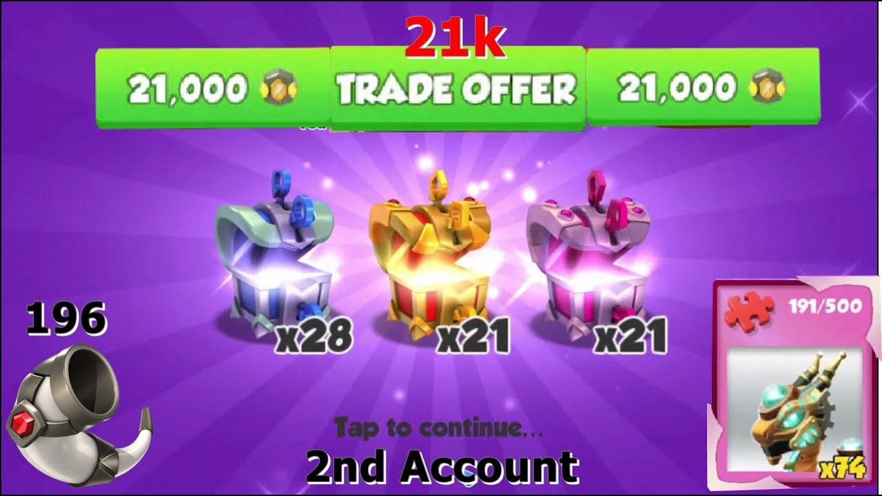 21k Trade offer in Ancient Event-Dragon Mania Legends | Energy Ancient Event | DML