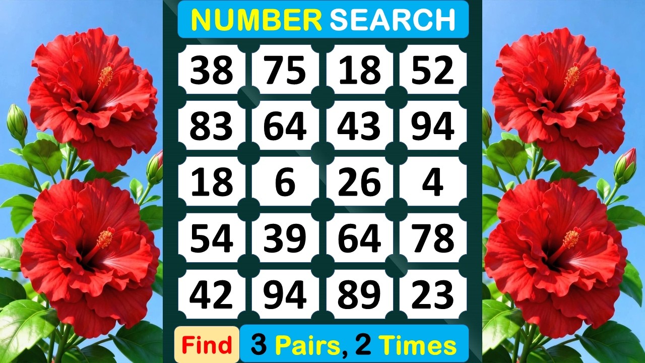 Number Search: Number Quest Heightens Your Confidence. #braingame #memory #puzzle #quiz   -#425