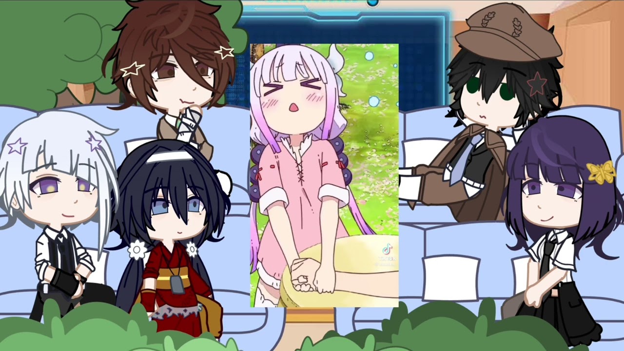 Bsd react to F!y/n as Kanna Kamui | Very lazy | cringe
