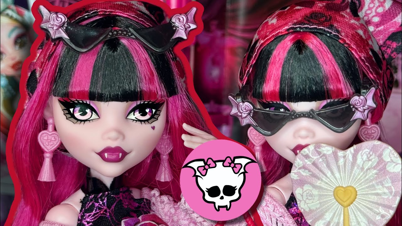 Обзор куклы BATTY BEASTIE! Draculaura Gorgeous Oasis Skulltimate Secrets 7