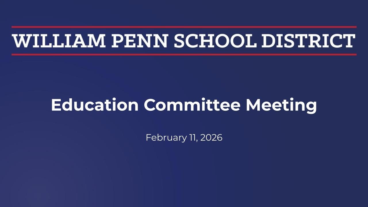 Education Committee Meeting - February 11, 2026