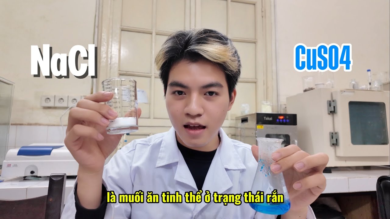 [Ho&aacute; 9-11-12] CuSO4 c&oacute; phản ứng với NaCl kh&ocirc;ng ? | Ho&aacute; học Phức Chất |elm zai chị Nguyệt.