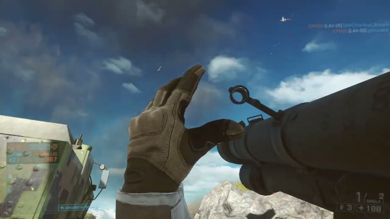 Battlefield 4 - one more Igla + AT Mine kill / a rather weird roadkill with Transport Helicopter