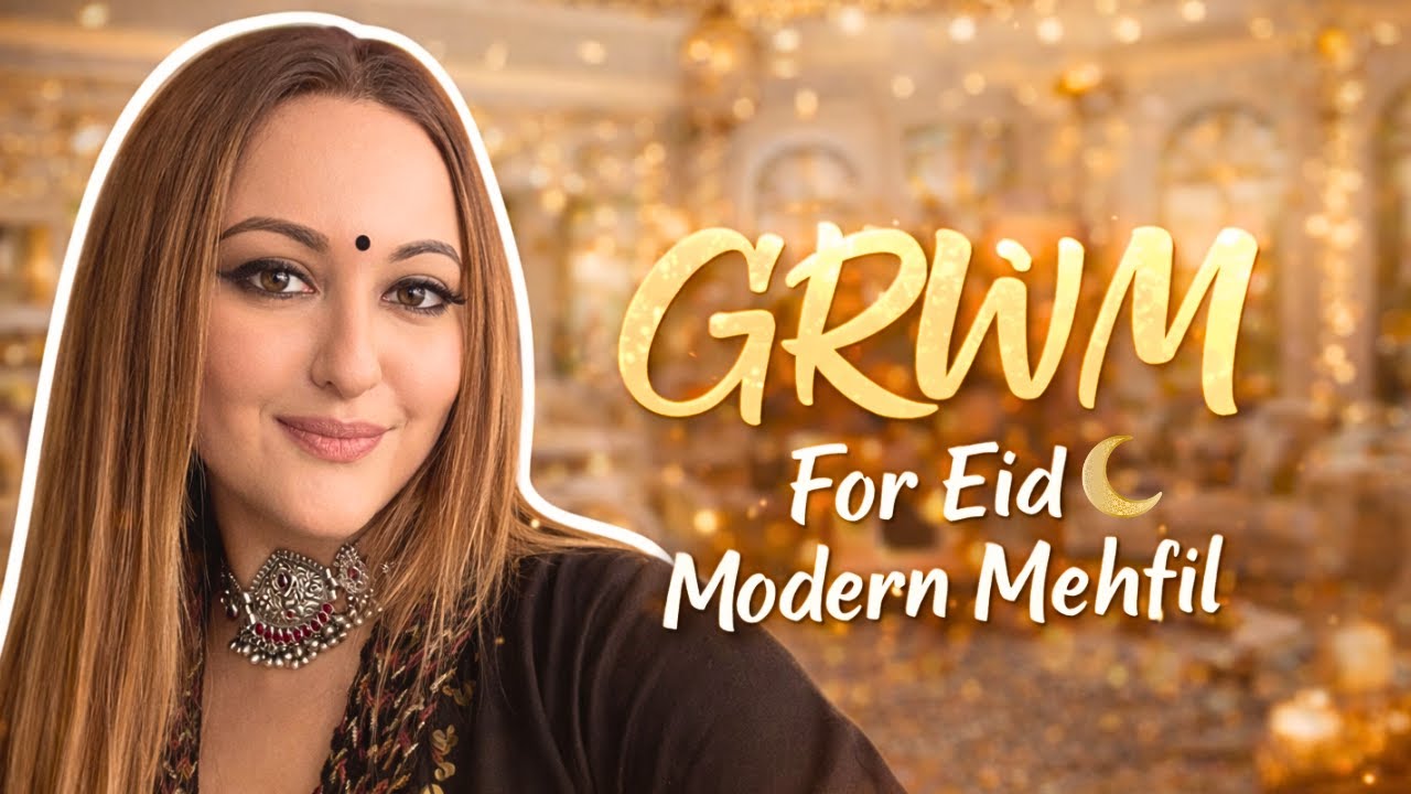 GRWM for Eid...Going to a Modern Mehfil!