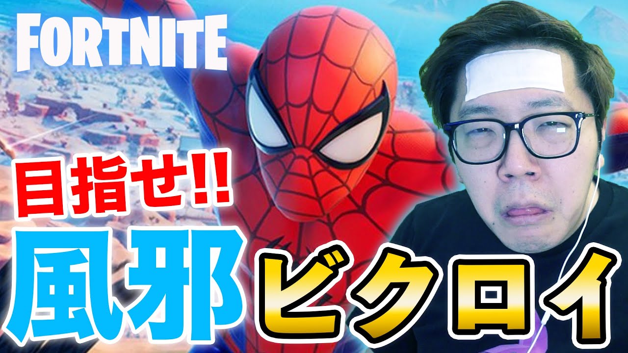 【フォートナイト 】風邪で熱あってもビクロイ余裕だろ【ヒカキンゲームズ】【FORTNITE】