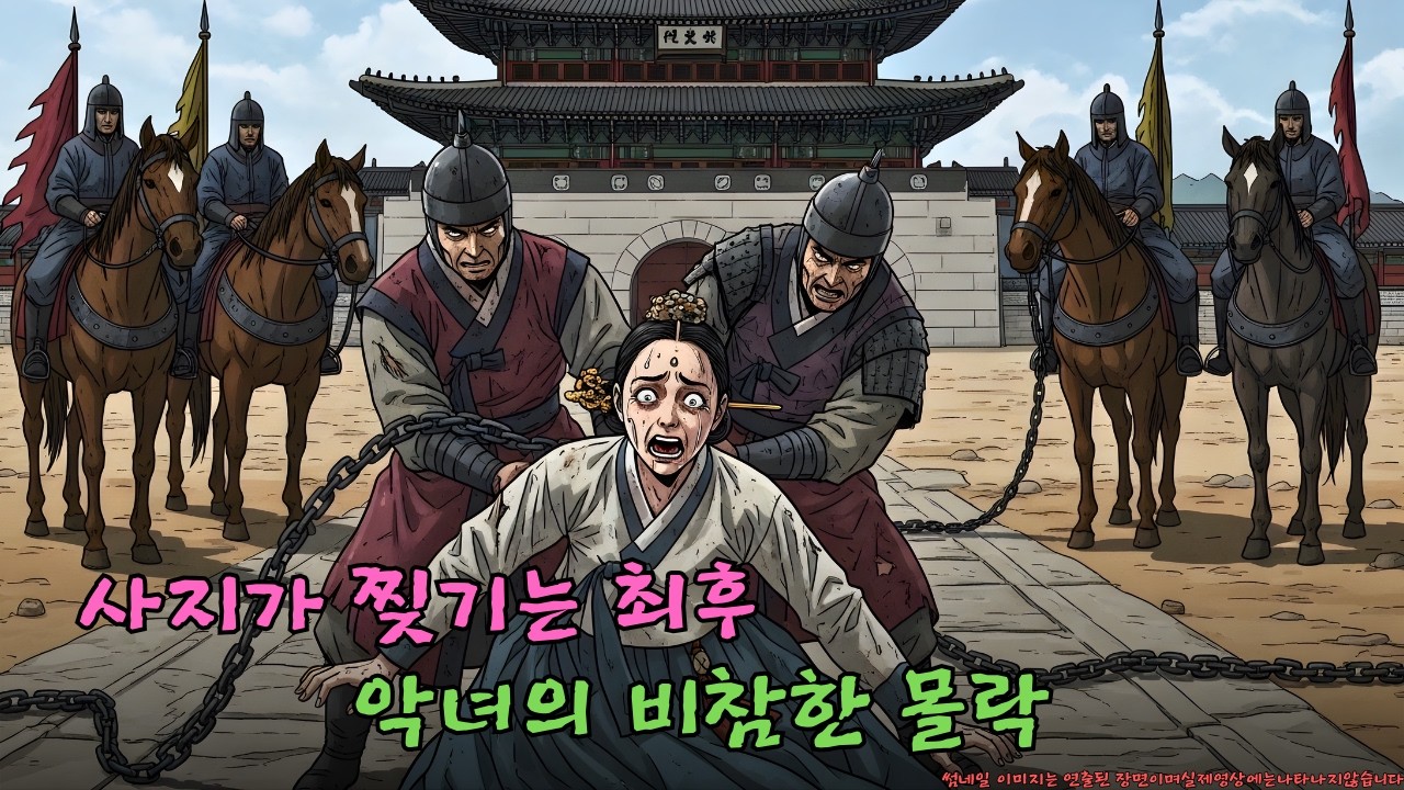 왕을 속인 대가로 사지가 찢기는 형벌을 받은 후궁의 비참한 최후와 궁궐 깊은 곳에 숨겨진 억울한 원혼 | 한국 민속 공포 야담