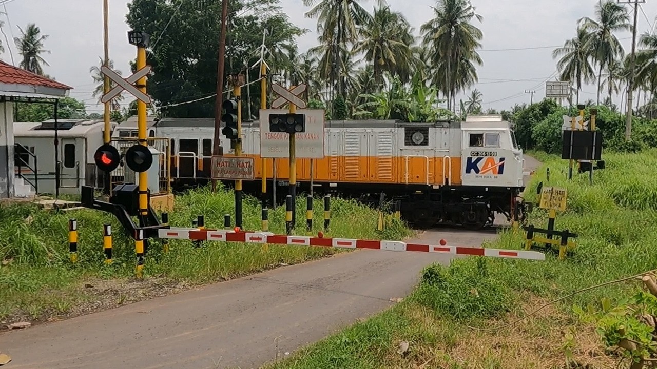 Perlintasan Kereta Api Macan Putih Banyuwangi