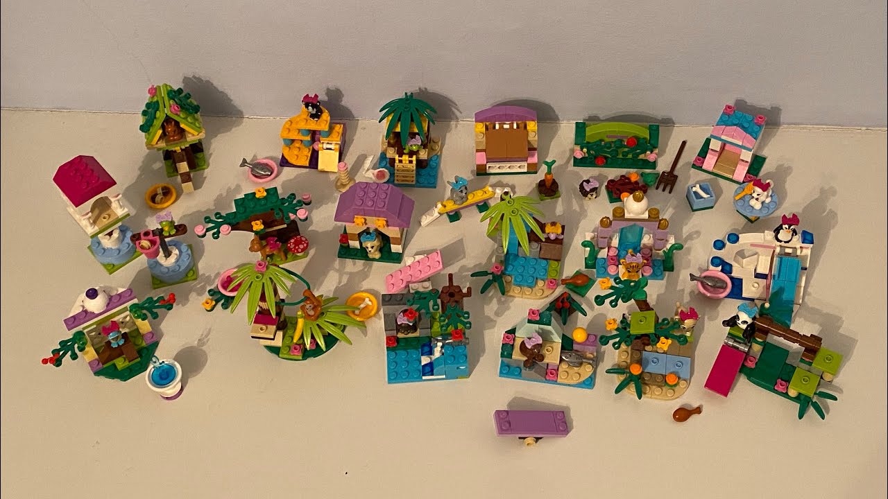 Lego Friends Animal Series 1 to 6 Sets from 2013 and 2014 Review.