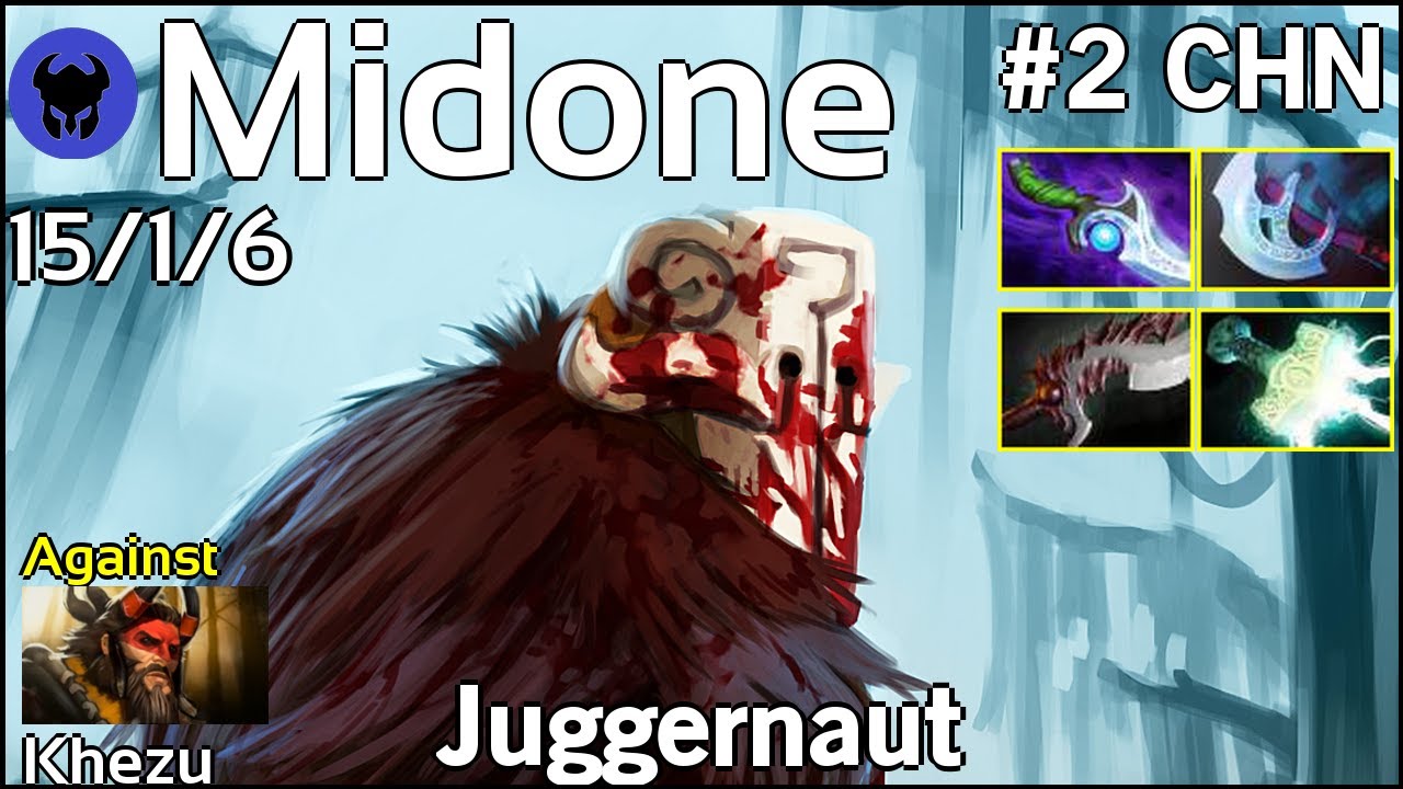 Midone [Secret] plays Juggernaut!!! Dota 2 7.21