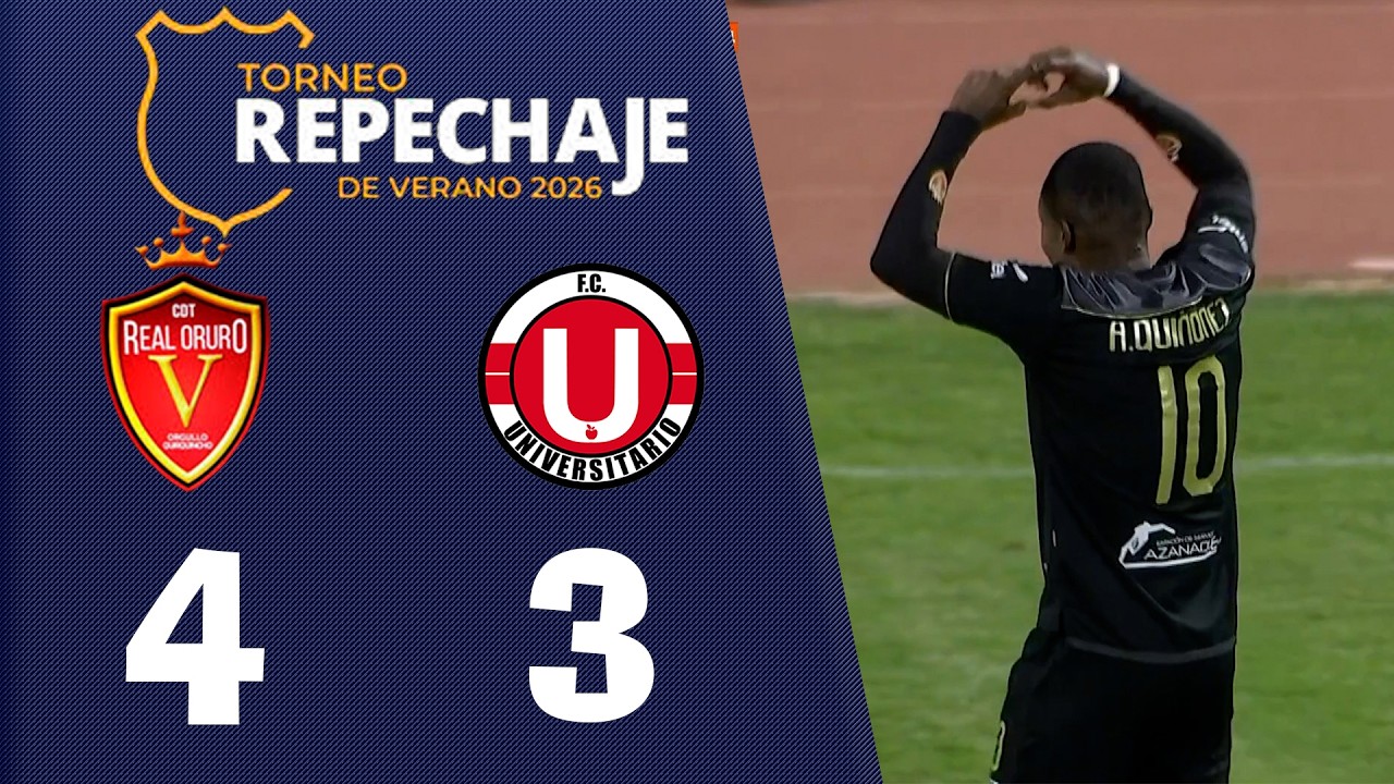 Victoria Orureña - CDT Real Oruro 4   FC Universitario 3 - Torneo Repechaje de Verano