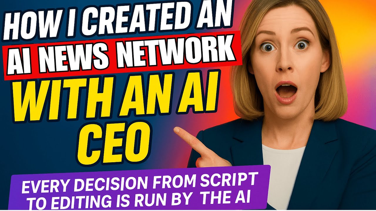 How I Built an AI News Network with an AI CEO | #AICEO