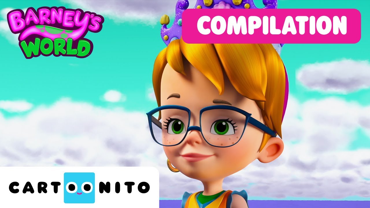 Best of Vivie Moments💜 | Barney's World Compilation | Cartoonito | Cartoons for Kids