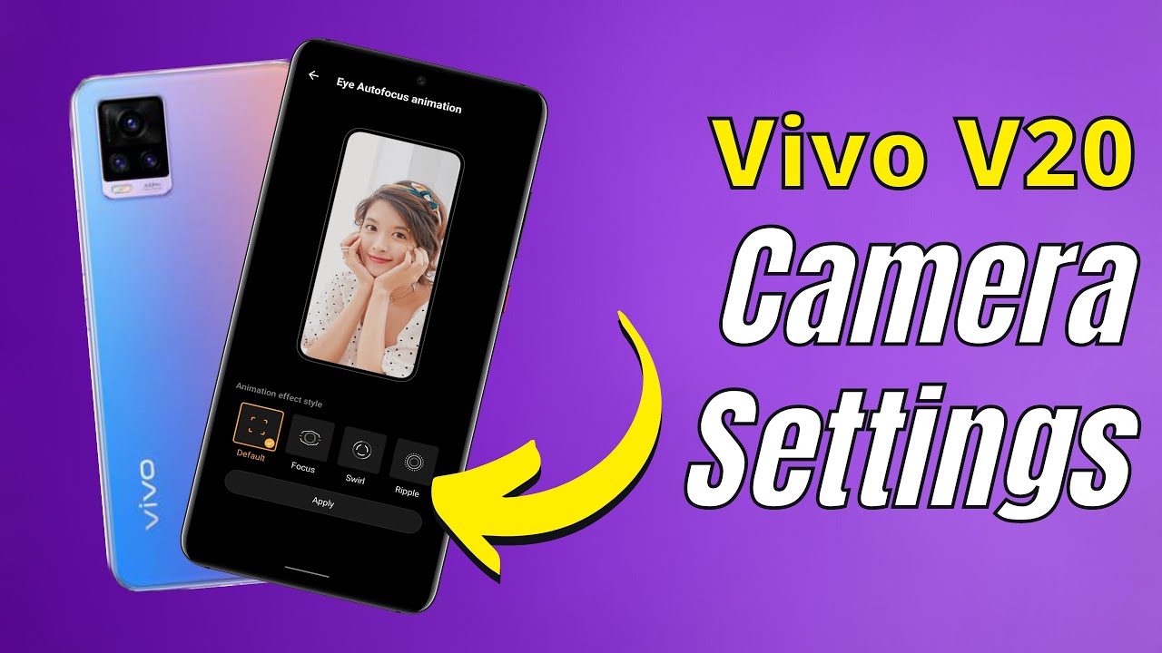 Vivo V20 Camera Setting | Vivo V20 Camera Features | 44MP Eye Autofocus