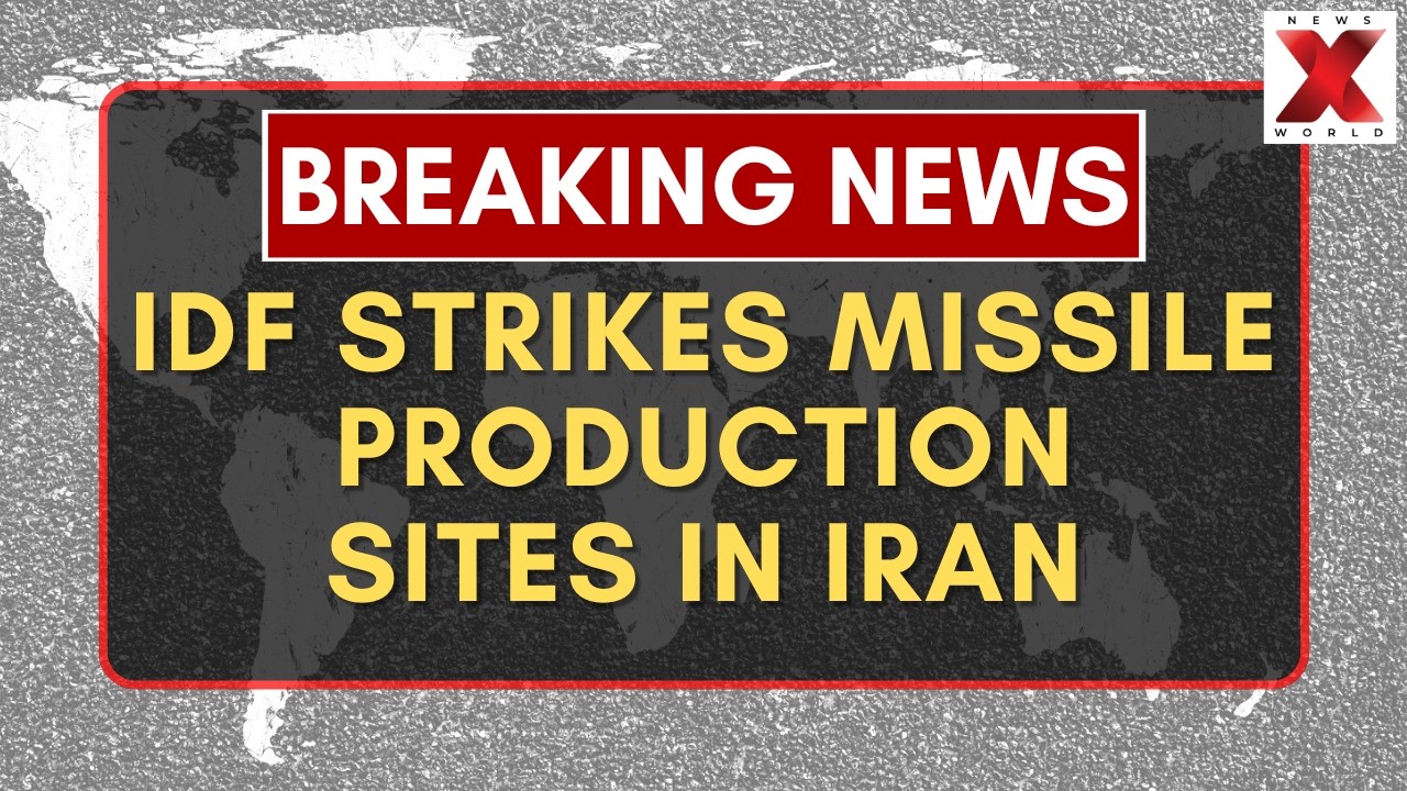 Israel Military Strikes Iran Ballistic Missile Production Sites | NewsX World