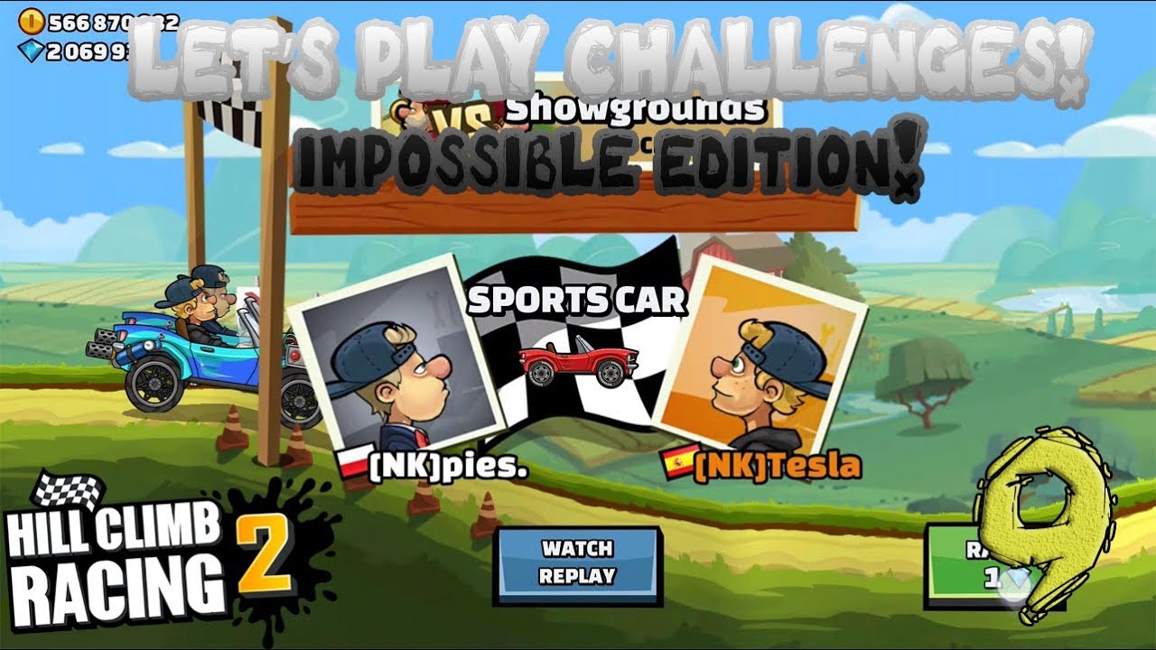 Let's Play Challenges #9 Impossible Edition #2! | Hill Climb Racing 2
