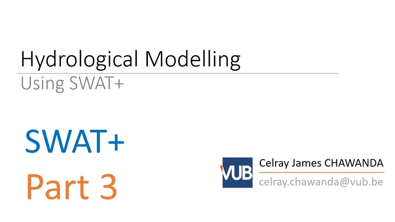 Introduction to SWAT+ Part 3 - Running Model and Visualising Results