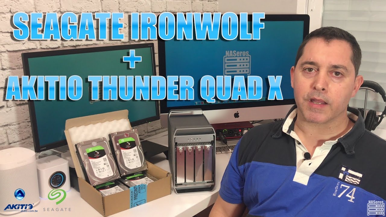 Test de rendimiento discos Seagate Ironwolf y caja RAID de Akitio