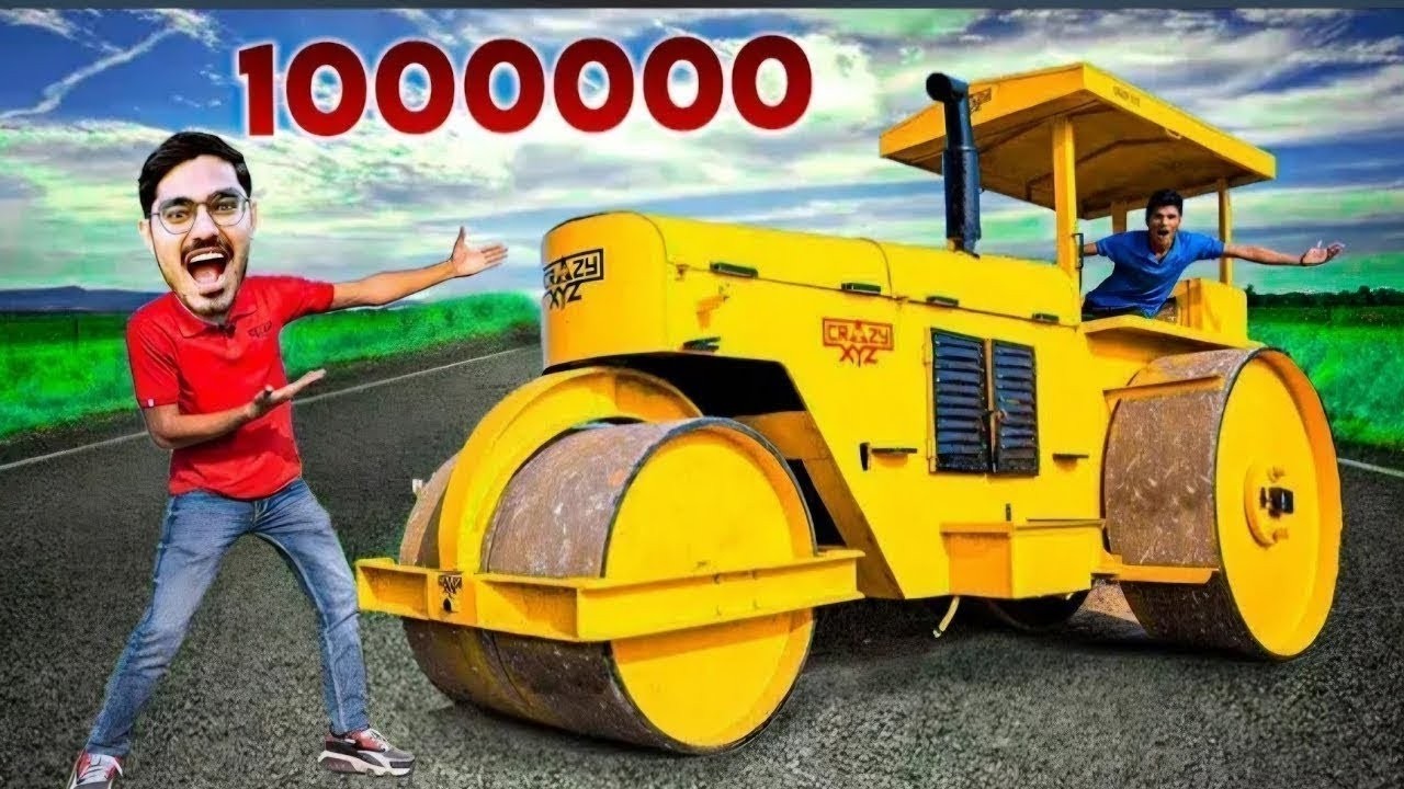 Crazy Xyz New Videos:✅ Big Surprise 😱 10 लाख का Road Roller घर आ गया!