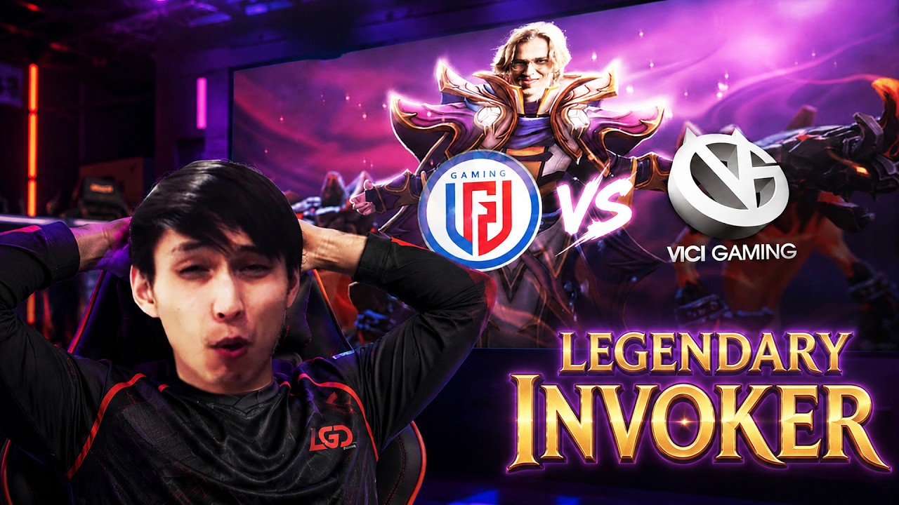ЛЕГЕНДАРНЫЙ ИНВОКЕР ОТ TOPSON | SingSing смотрит Dota 2 TI (LGD против VG)