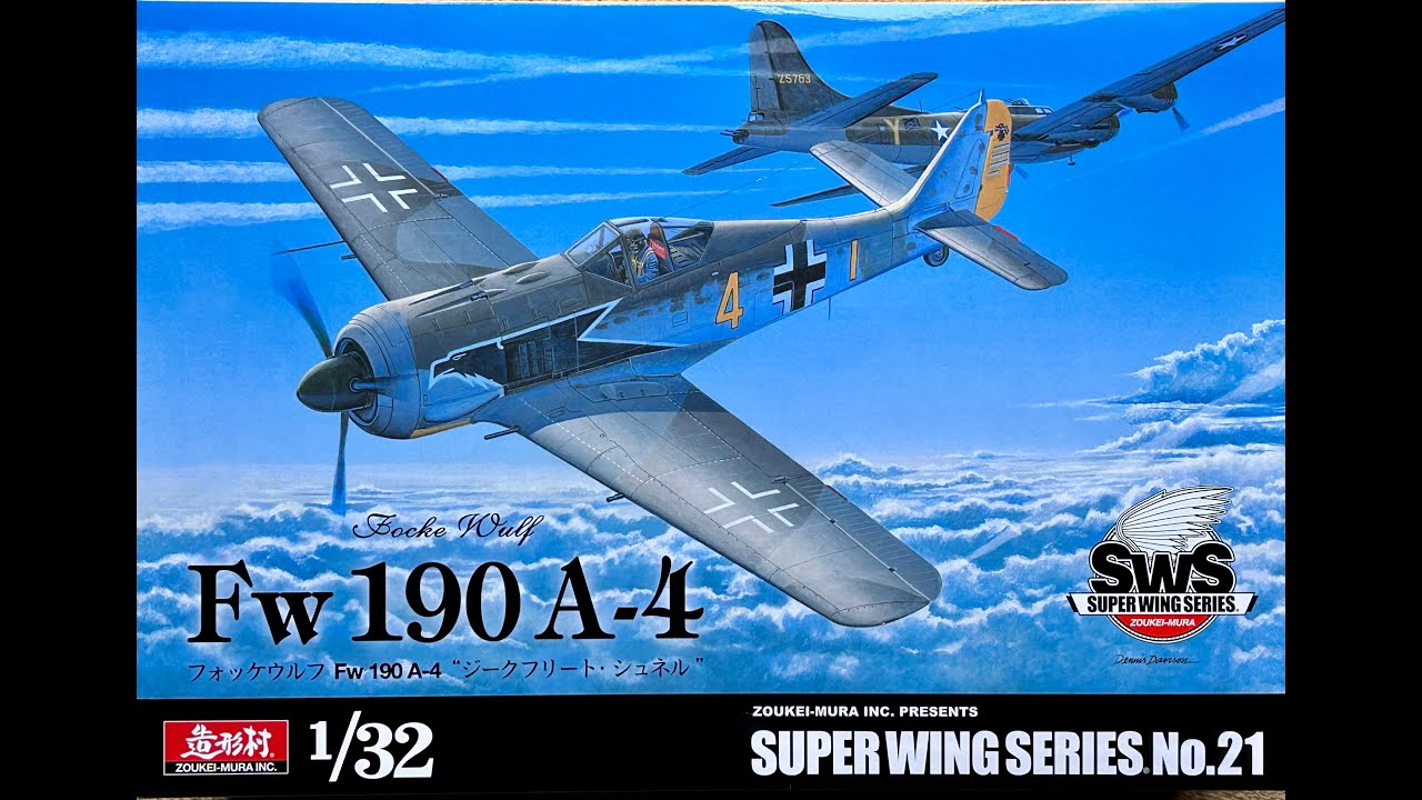Zoukei Mura 1/32 Fw190 A-4 Siegfried Schnell (SWS 21) Detailed Review