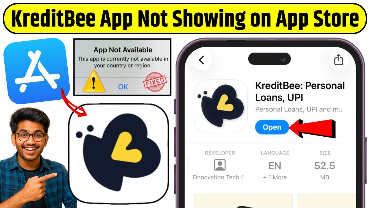 KreditBee: Personal Loan, UPI App Not Showing on App Store 100% Fixed | Download KreditBee on iPhone