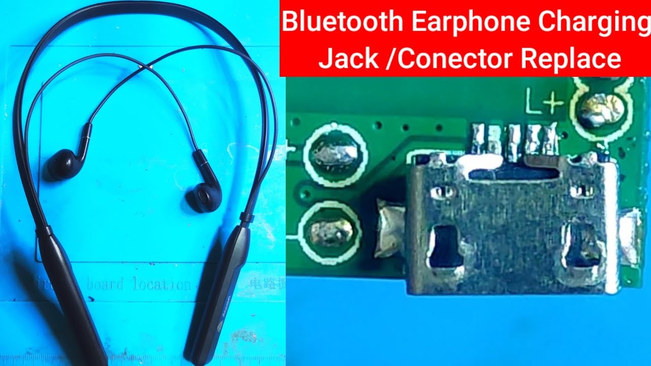 Bluetooth Earphone Charging Jack /Connector | चेंज करने का आसान तरीका |@sandipsarkarofficial