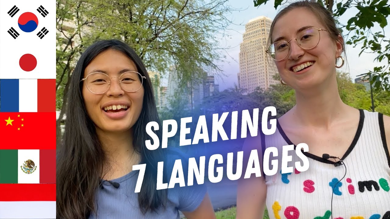 Polyglots speaking in 7 languages! Multilingual conversation