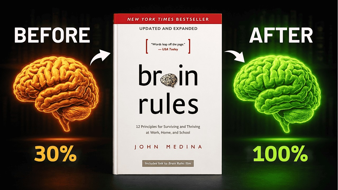 8 Brain Rules for Fast Productivity | A Book to Boost Brain Power and Focus in 21 Days |