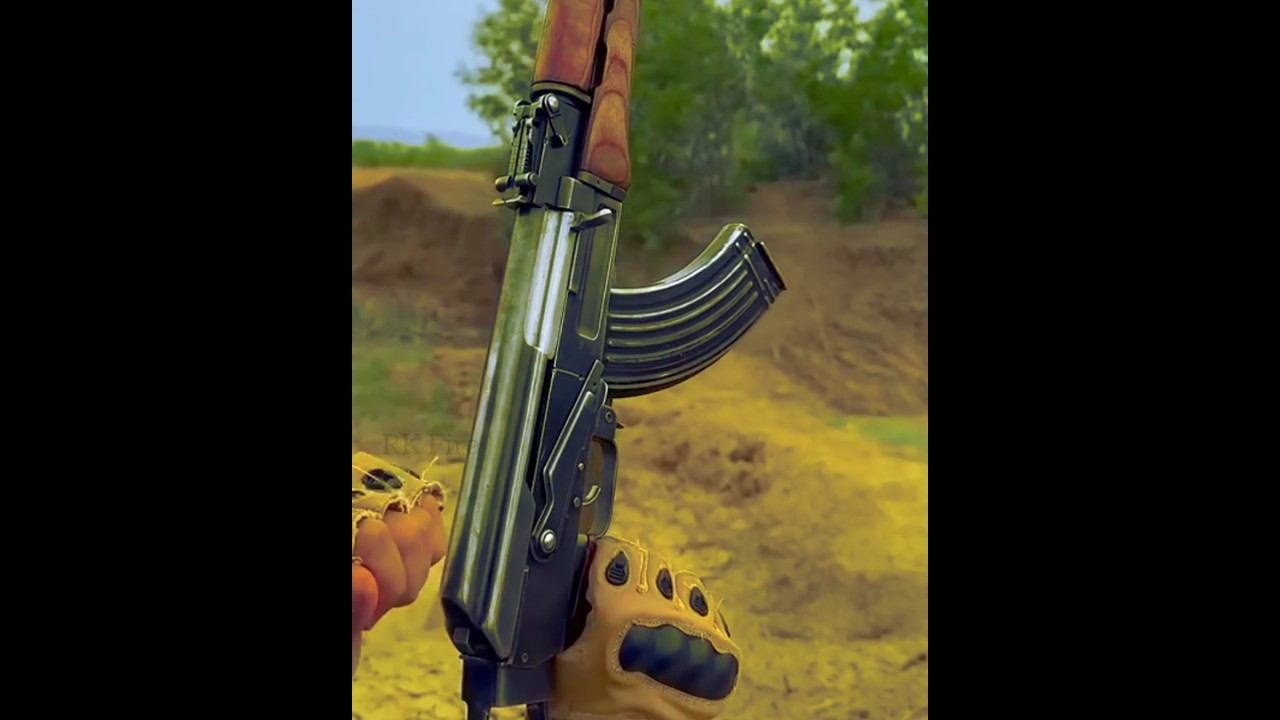 AK-47 Rifle Live Fire Test | Extreme Shooting Demo#shorts #ytshorts 🔥