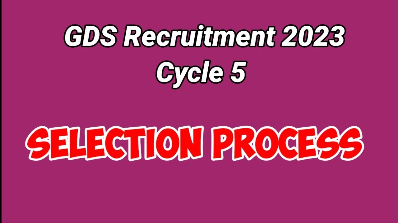 Select Process|| GDS Recruitment Cycle 5|| #gdscycle5 #results #selection process