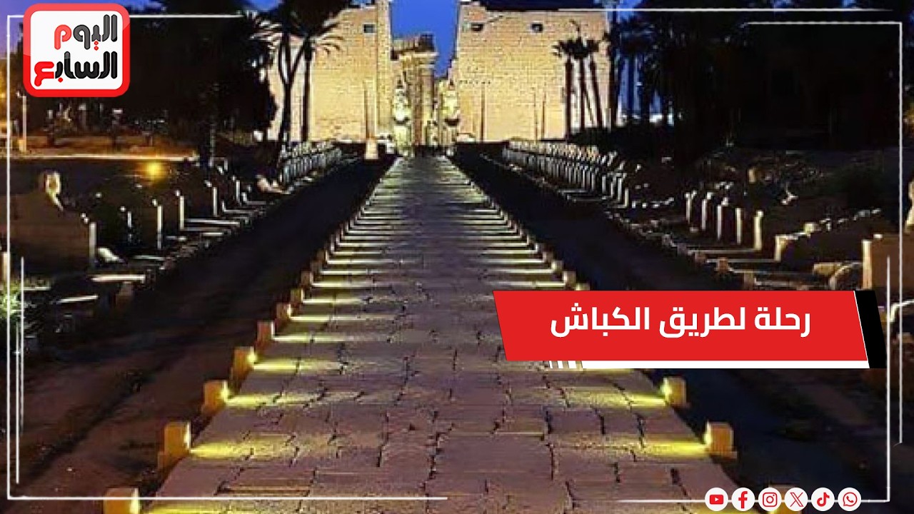 كأنك معاهم.. رحلة سياحية مسائية للسياح فى طريق الكباش ومعبد الأقصر