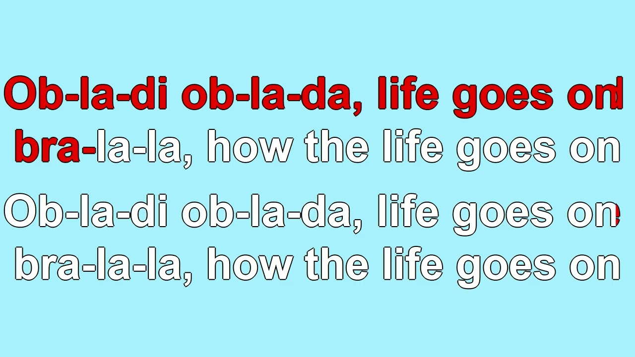 Ob La Di Ob La Da by The Beatles 1968