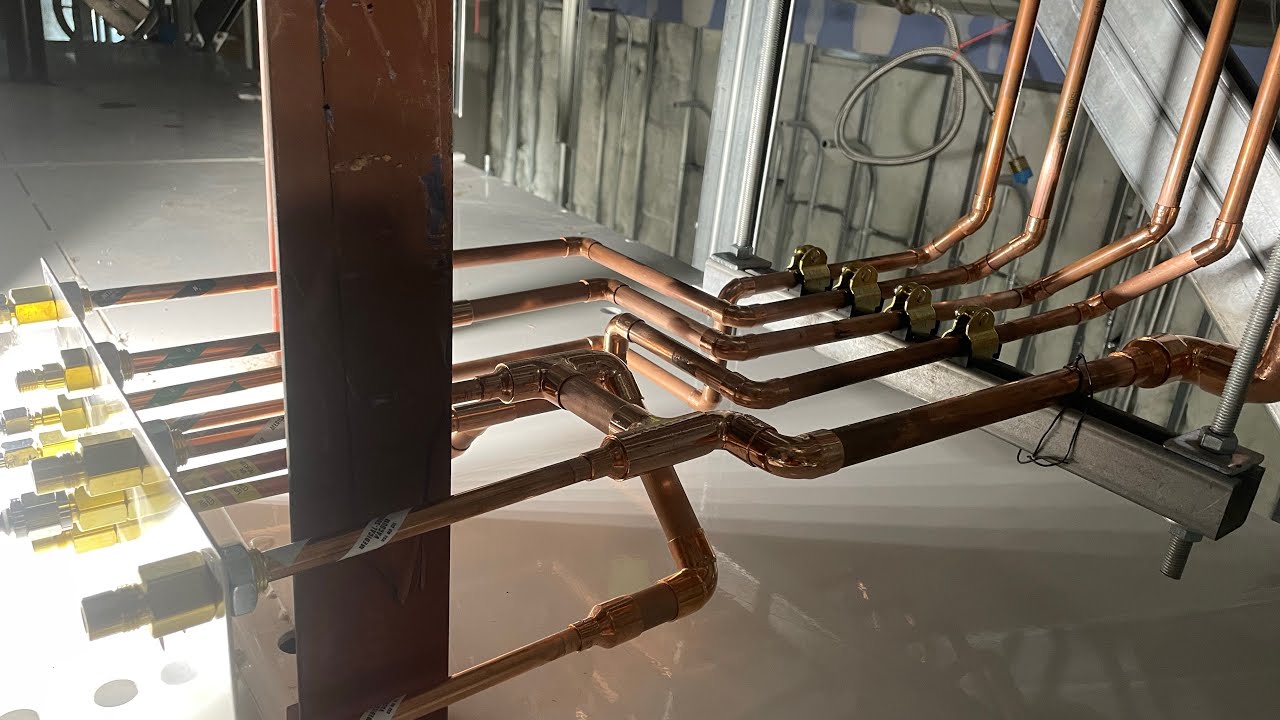 Operating Room :  What it looks like like above the booms. Medical Gas