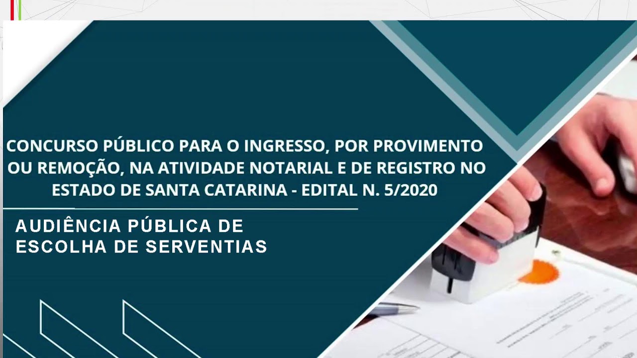 Audiência de Escolha de Serventias